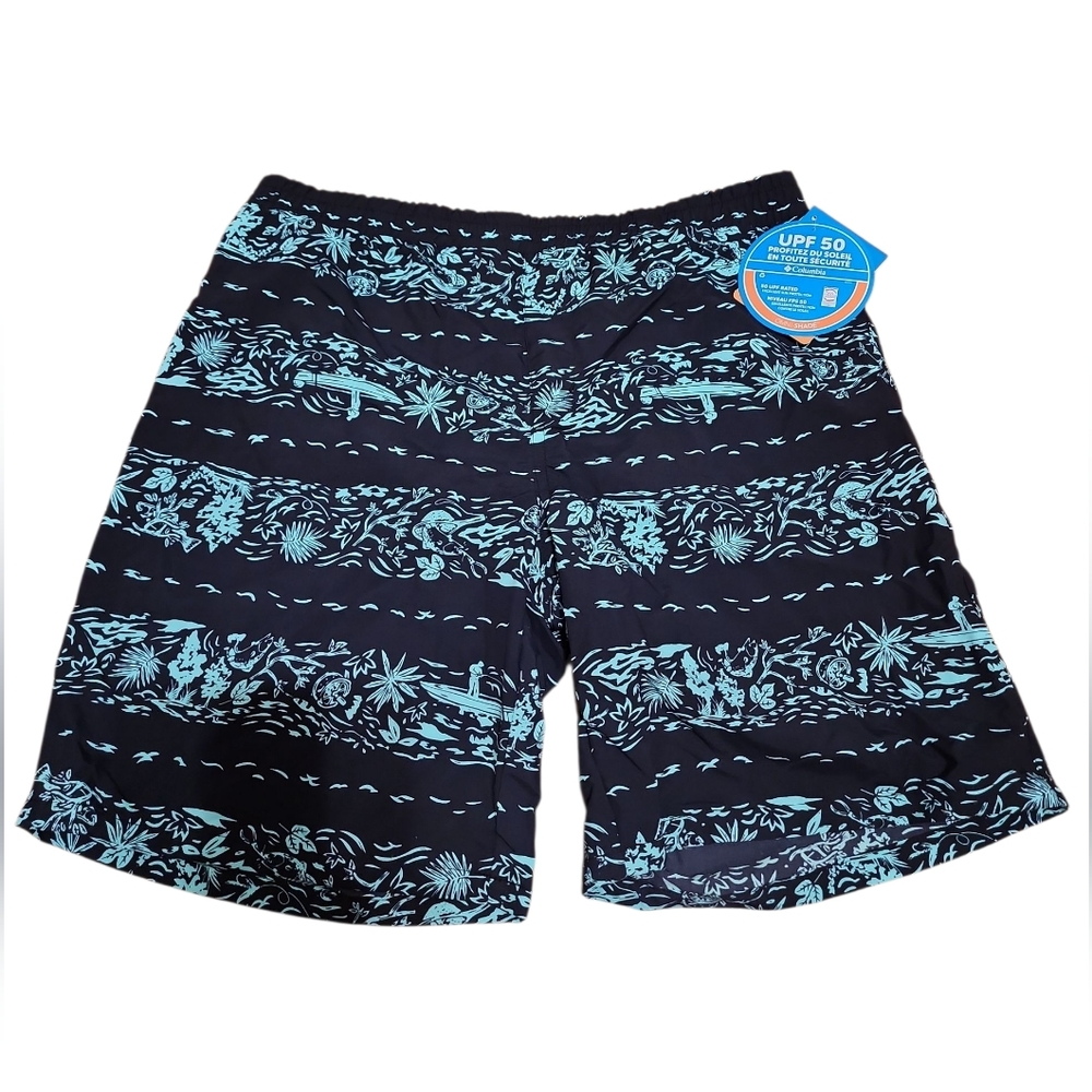 Columbia Swim Shorts Super Backcast Boardshort Lined Trunks Boys Nwt Size XL
